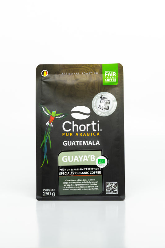 CHORTI Bio Guaya’b  250g Moulu - Score SCAA 87+